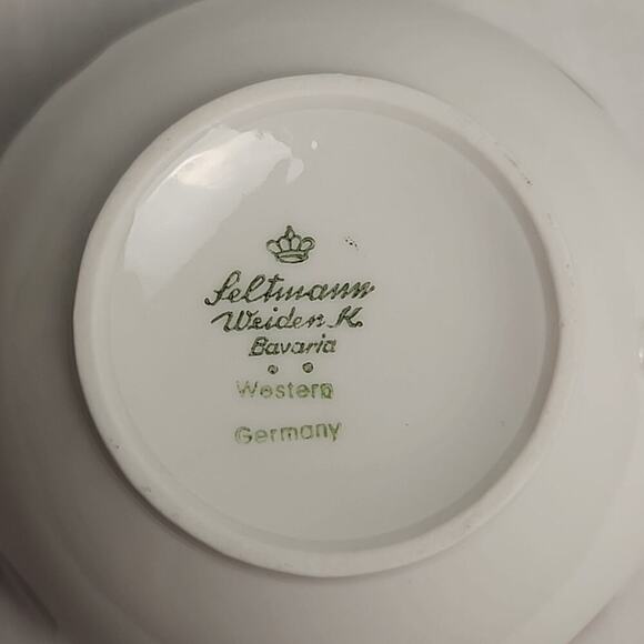 Vintage Seltmann Weiden Bavaria West Germany Granny Cottagecore Teacup Saucer - Picture 7 of 7